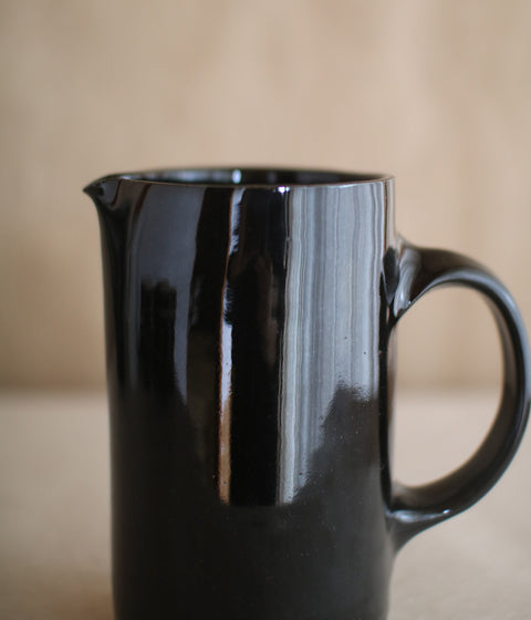 Ceramic Pitcher {Black}