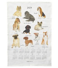 [SALE] fog linen work Calendar Cloth 2024 {DOGS} (40% OFF)