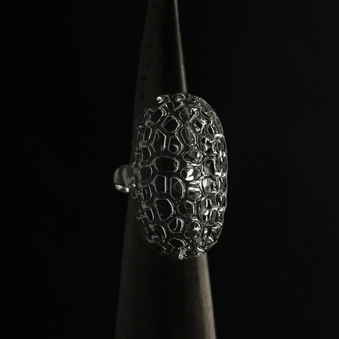 Mayu "Cocoon" Glass Ring