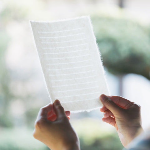 Handmade Washi Chigiri Letter Paper