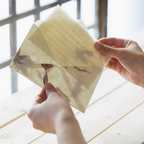 Handmade Washi Chigiri Letter Paper