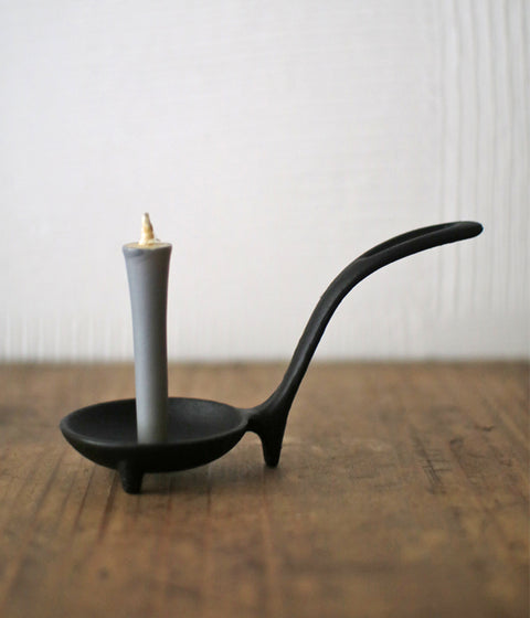 Cast Iron Candle Stand with handle