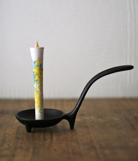 Cast Iron Candle Stand with handle