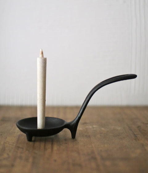 Cast Iron Candle Stand with handle