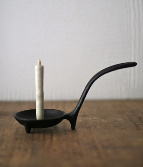 Cast Iron Candle Stand with handle