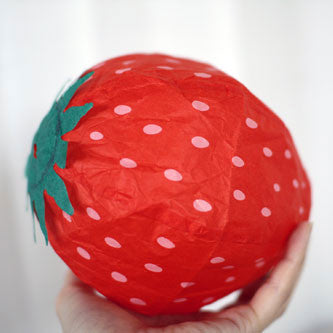 Japanese Paper Balloon {Strawberry}