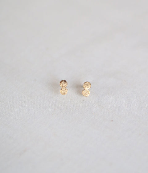 Jona "tenten" Stud Earrings {Gold}
