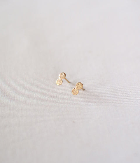 Jona "tenten" Stud Earrings {Gold}