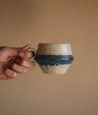 Angular Shaped Mug [Blue Line]