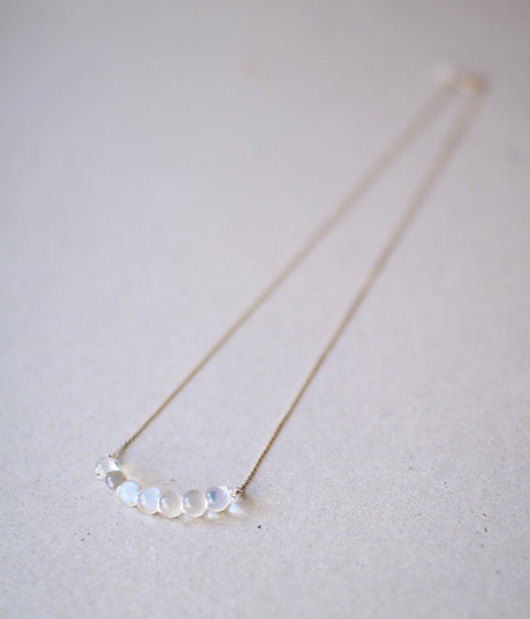 Miu Glass Necklace (10K Gold)