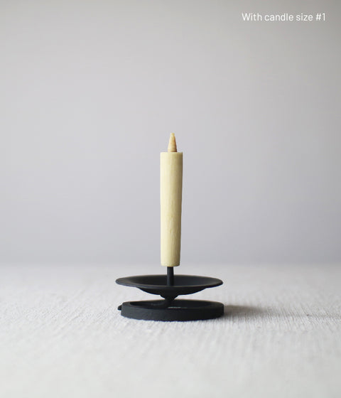 Hand-forged Iron Candle Holder Small (For candle size #1-5)