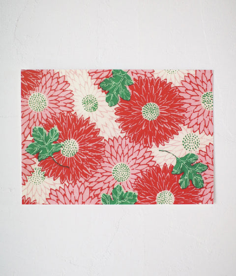 Meiji Era Floral Post Cards (C,D)