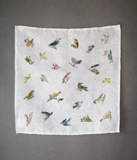 Linen Handkerchief {Birds}