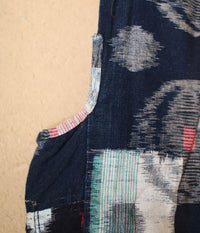 [Vintage] Kasuri Kimono Vest