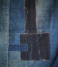 [Vintage] Indigo Blue Boro Vintage Folk Textile