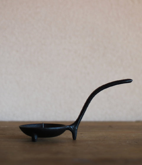 Cast Iron Candle Stand with handle