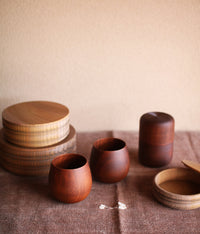 [SALE] Wooden Round Jubako Boxes