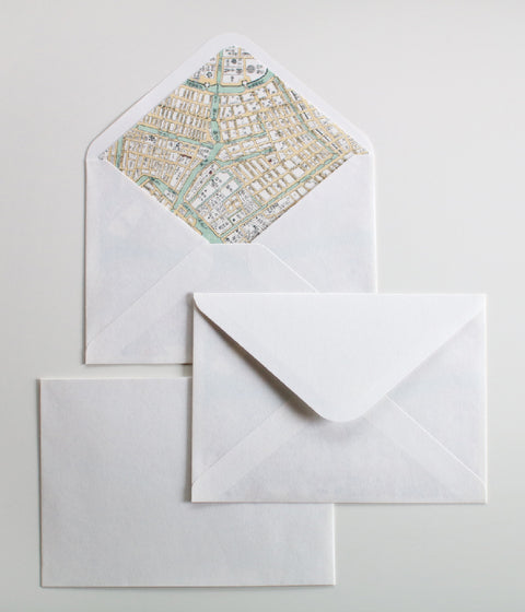 Edo Ancient Tokyo Map Letter Sets