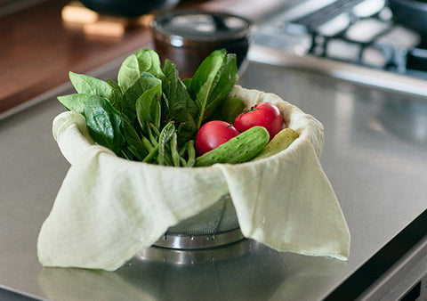 Hanafukin Kitchen Cloth - Willow (Green)