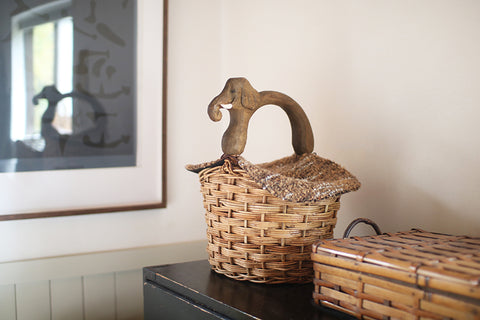 KIYATA Brown Bear Basket