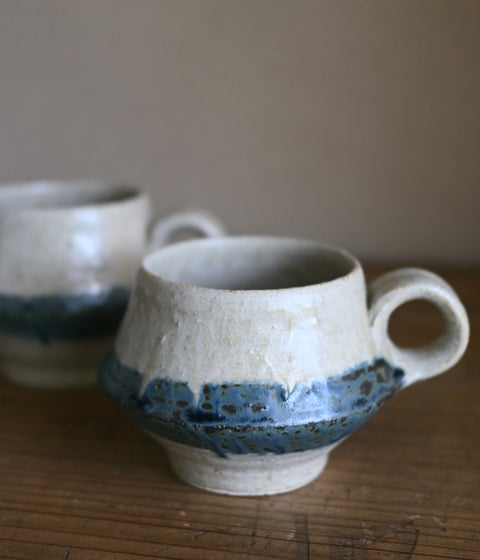 Angular Shaped Mug [Blue Line]