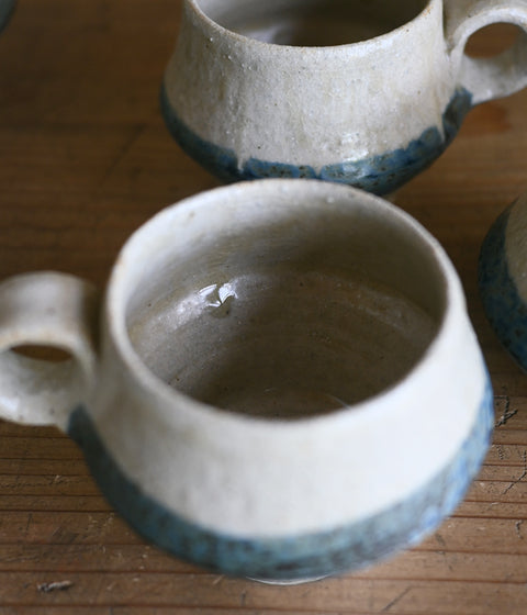 Angular Shaped Mug [Blue Line]