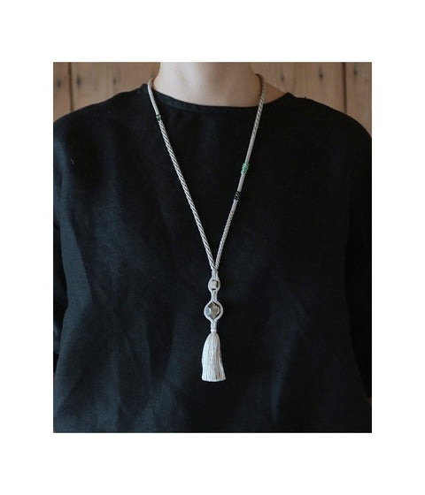 Kumihimo Silk Braided Necklace [A] - sold out