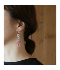 Kumihimo Silk Braided Earrings [A]