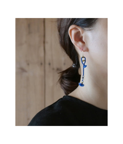 Kumihimo Silk Braided Earrings [C]