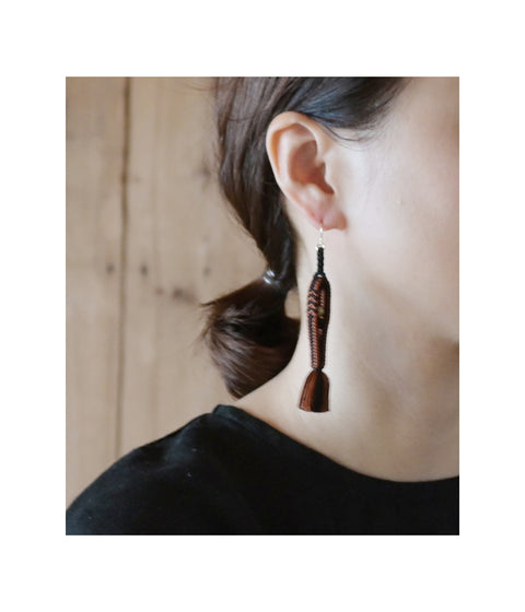 Kumihimo Silk Braided Earrings [D] - sold out