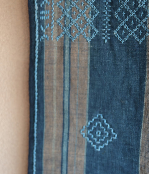 Sashiko+Boro Fabric Runner [A] - sold out