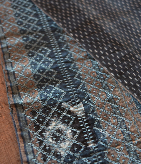 Sashiko+Boro Fabric Runner [A] - sold out