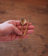 Brass Tiny Spoons – Set of 5