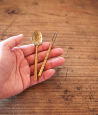 Brass Tiny Forks – Set of 5