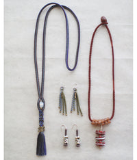 Kumihimo Silk Braided Necklace [F]