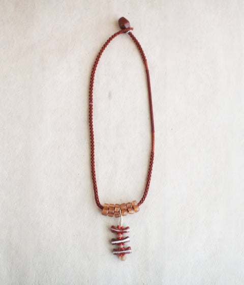 Kumihimo Silk Braided Necklace [F] - sold out