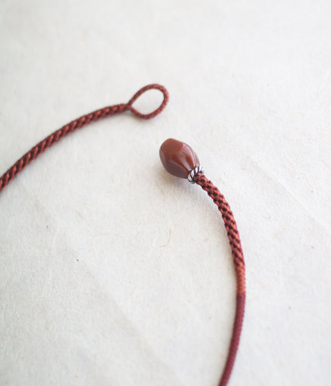 Kumihimo Silk Braided Necklace [F] - sold out
