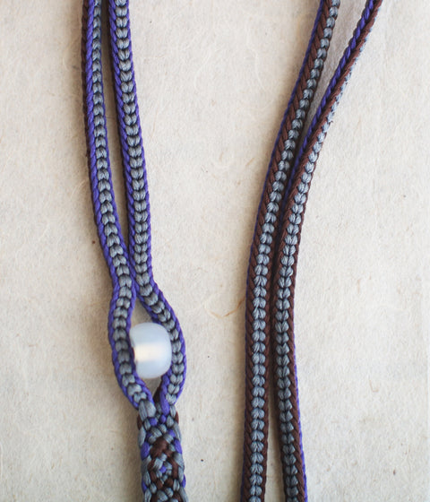 Kumihimo Silk Braided Necklace [G] - sold out