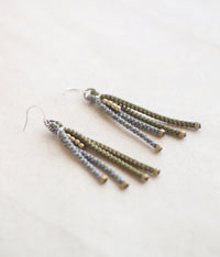 Kumihimo Silk Braided Earrings [G]