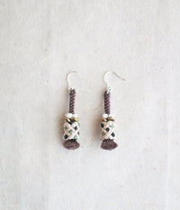 Kumihimo Silk Braided Earrings [H]