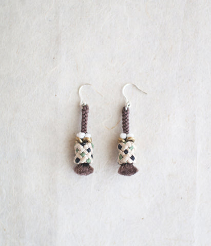Kumihimo Silk Braided Earrings [H]