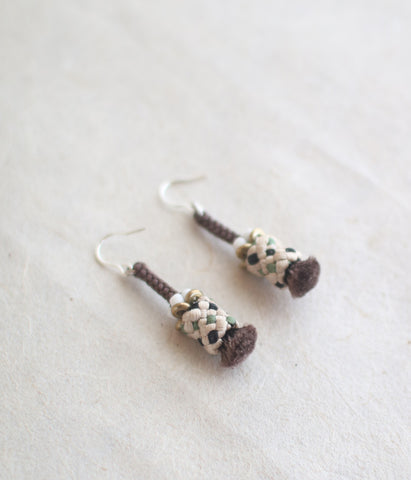 Kumihimo Silk Braided Earrings [H]