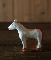 Yabase Clay Doll {Horse} White