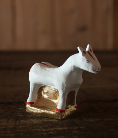 Yabase Clay Doll {Horse} White