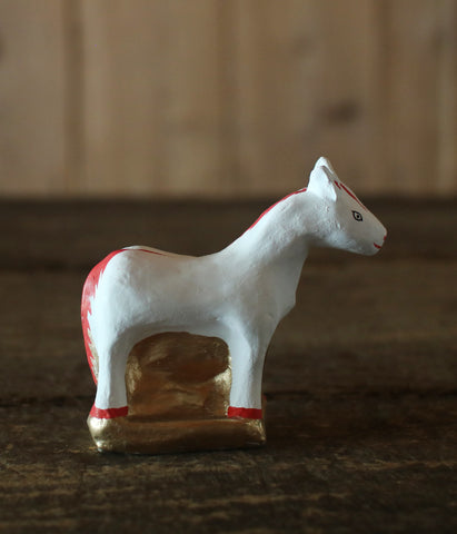 Yabase Clay Doll {Horse} White