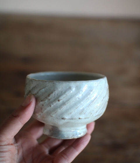 White Shinogi Tea Cup [B]