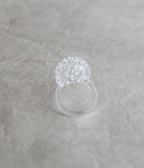 Mayu "Cocoon" Glass Ring