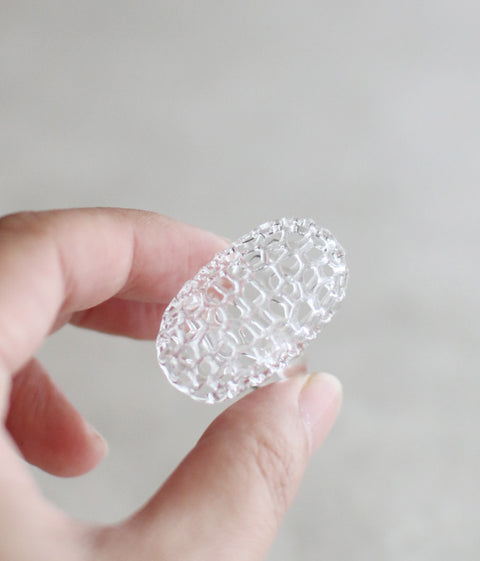 Mayu "Cocoon" Glass Ring
