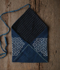 Sashiko Pouch [Medium] : D