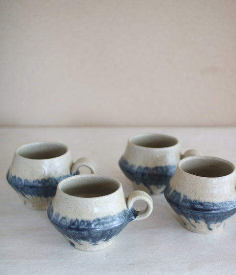 Angular Shaped Mug [Blue Line]